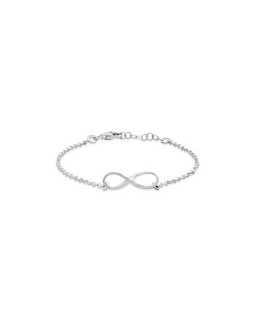 19cm (7.5") Infinity Bracelet in Sterling Silver 19cm (7.5") Infinity Bracelet in Sterling Silver