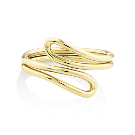 Single Loop Ring In 10kt Yellow Gold Single Loop Ring In 10kt Yellow Gold