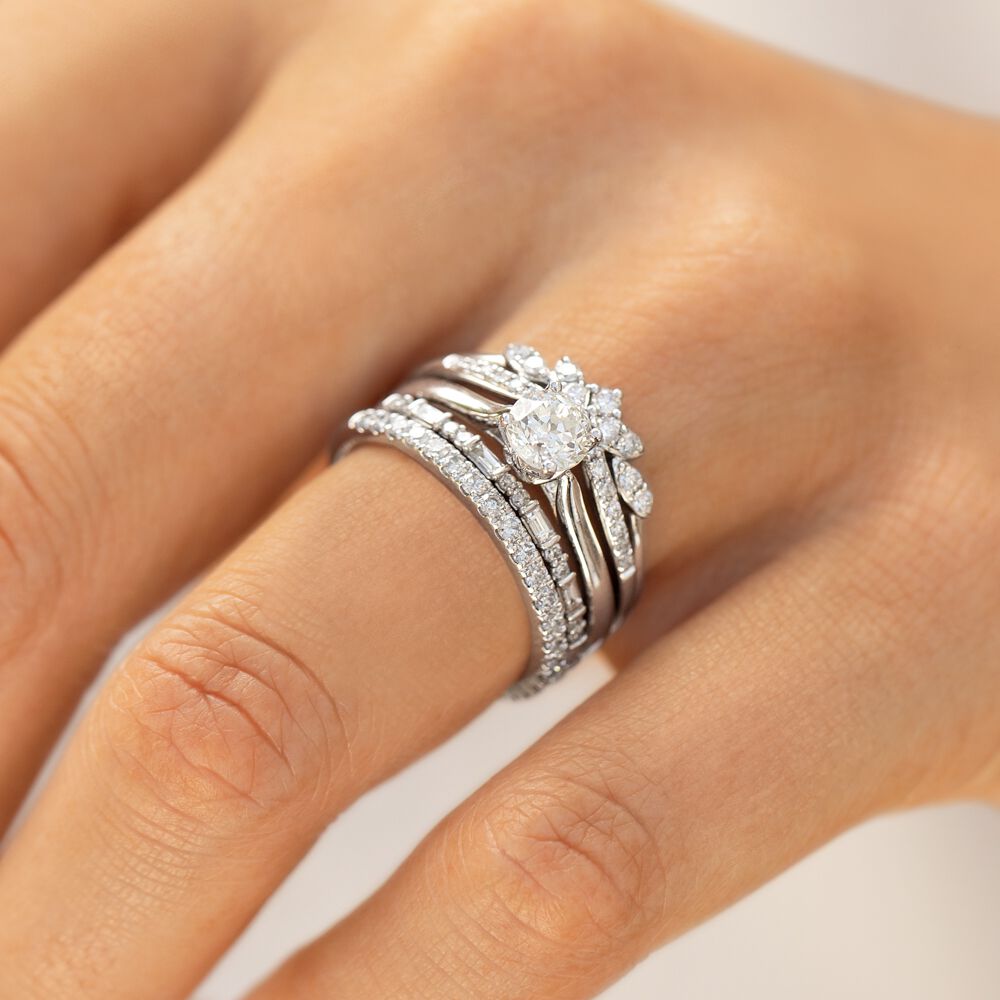 Southern Star Solitaire Engagement Ring with a 0.70 Carat TW Diamond in 14kt White Gold