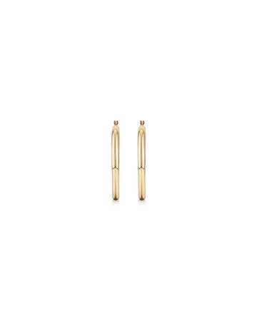 35mm Hoop Earrings in 10kt Yellow Gold 35mm Hoop Earrings in 10kt Yellow Gold