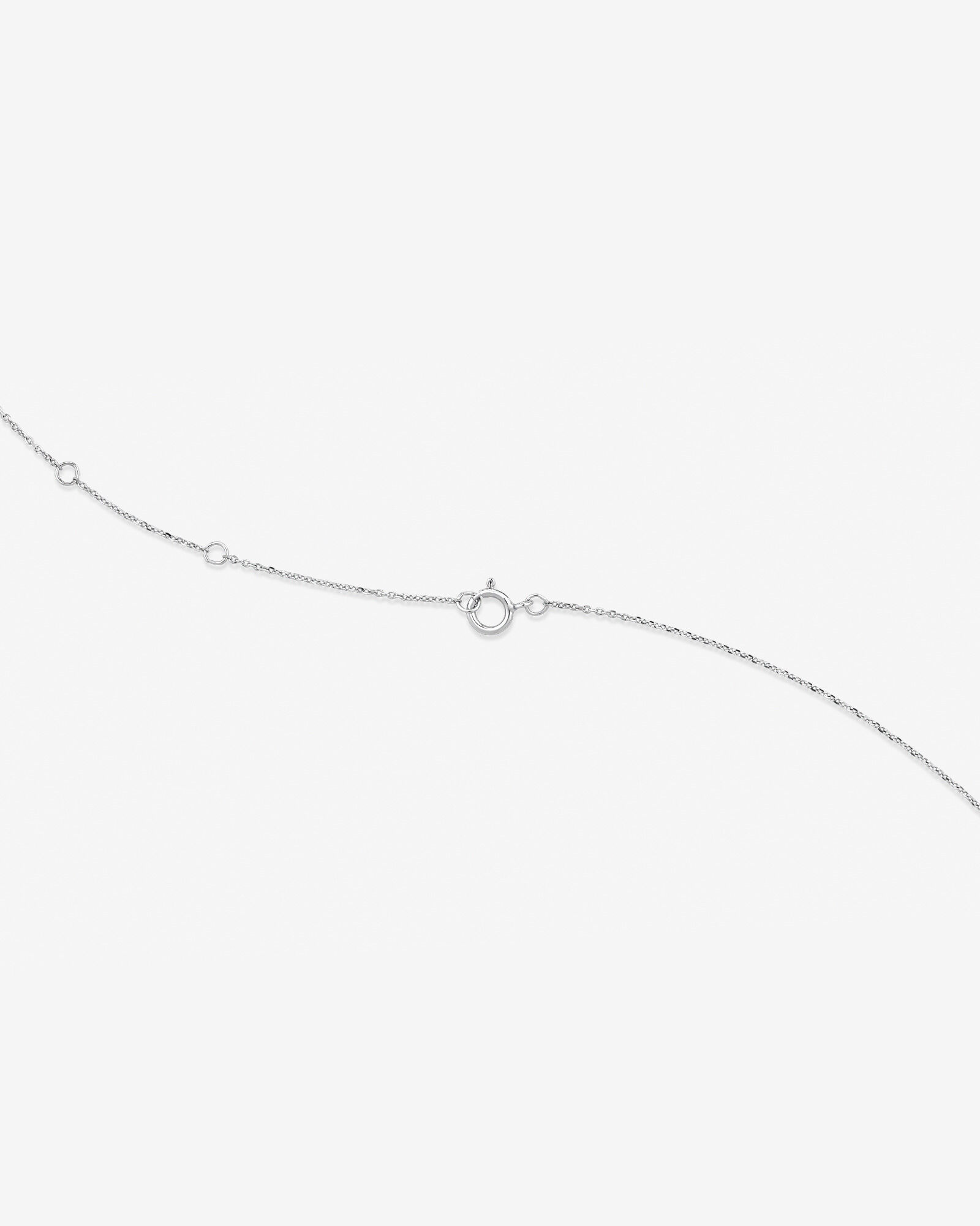 Butterfly Necklace with Diamonds in Sterling Silver