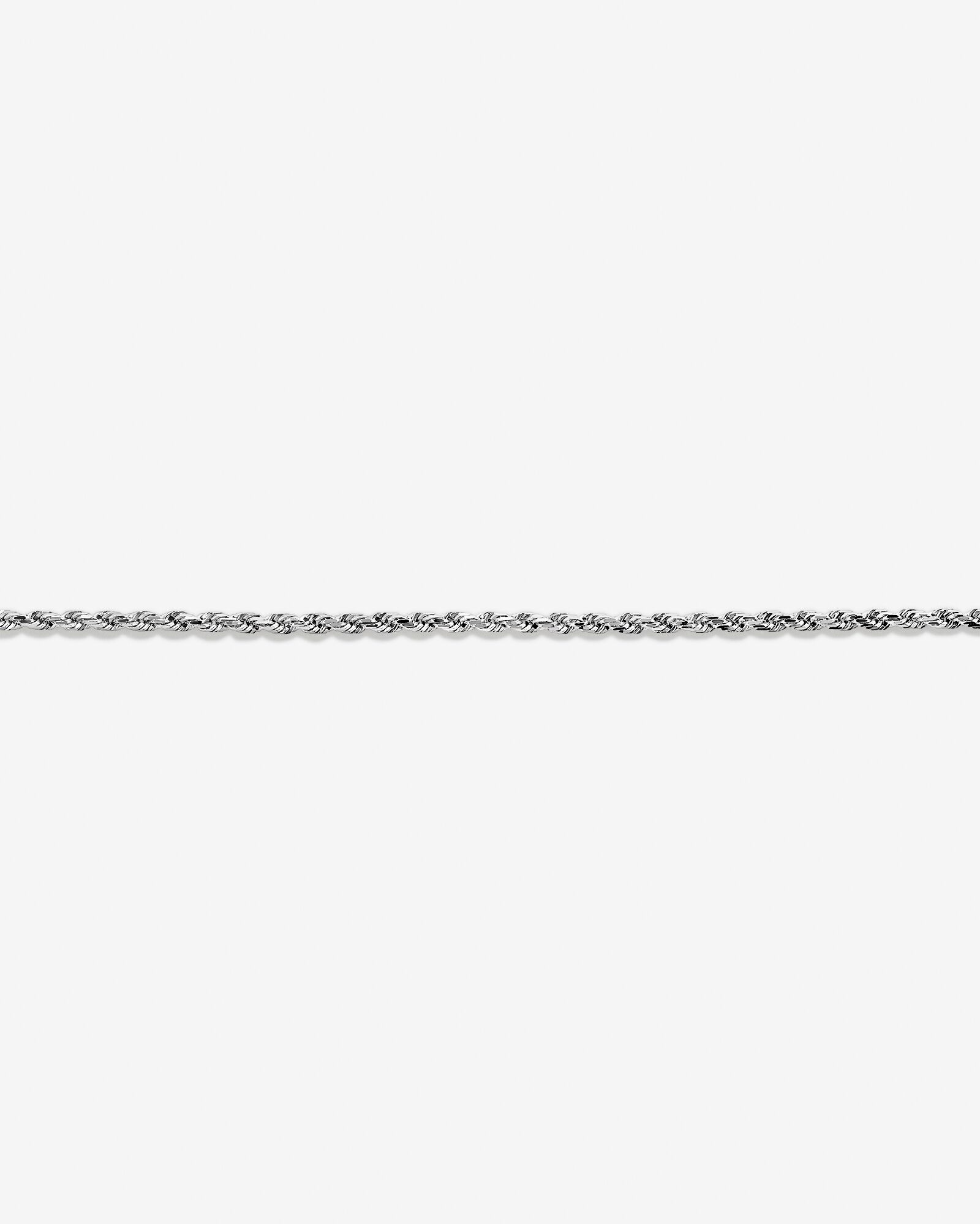 55cm (21.6") Rope Chain in Sterling Silver