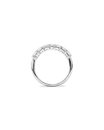 7 Stone Claw Wedding Ring with 1.61ct TW of Diamonds in 14kt White Gold 7 Stone Claw Wedding Ring with 1.61ct TW of Diamonds in 14kt White Gold