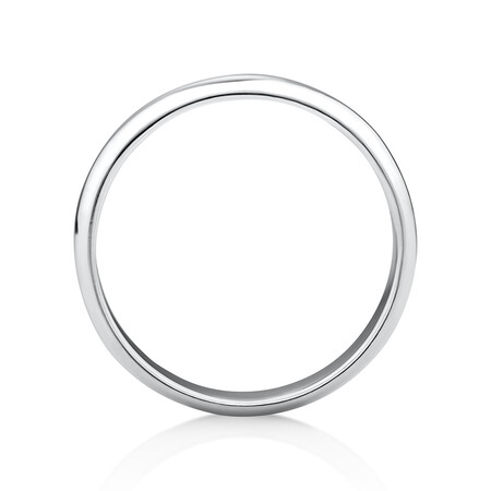 5mm Half Round Wedding Band in Sterling Silver 5mm Half Round Wedding Band in Sterling Silver