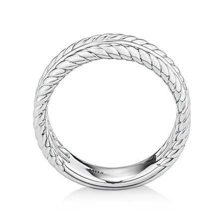 Men's Textured Ring in Sterling Silver Men's Textured Ring in Sterling Silver