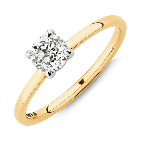 Southern Star Solitaire Engagement Ring with 0.50 Carat TW of Diamonds in 18kt Yellow Gold