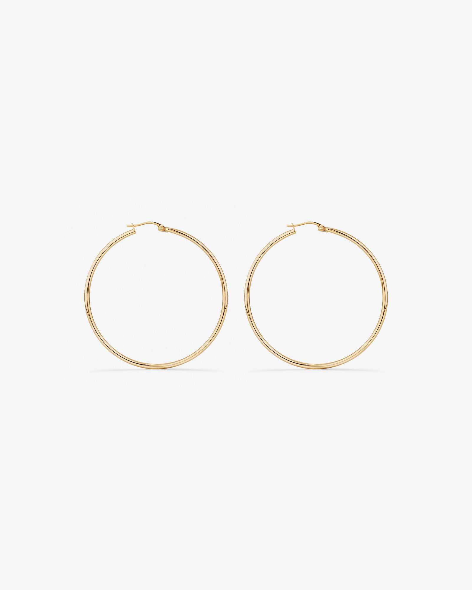 45mm Hoop Earrings in 10kt Yellow Gold