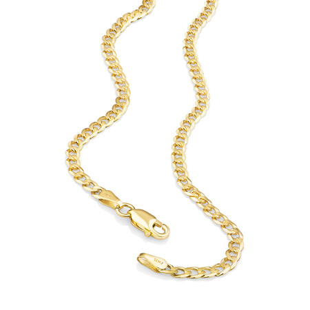 60cm (24") 3mm-3.5mm Width Curb Chain in 10kt Yellow Gold 60cm (24") 3mm-3.5mm Width Curb Chain in 10kt Yellow Gold
