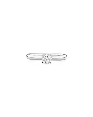 Solitaire Engagement Ring with 0.50 Carat TW of Diamonds in 14kt White Gold Solitaire Engagement Ring with 0.50 Carat TW of Diamonds in 14kt White Gold