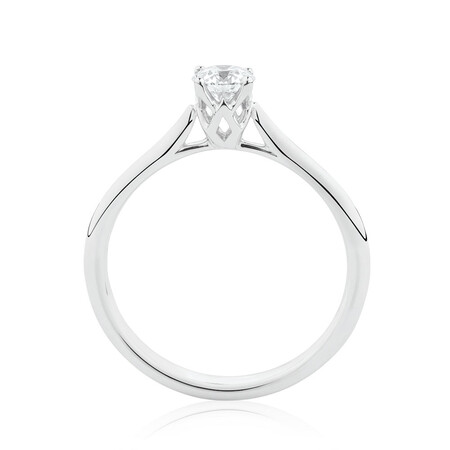 Southern Star Solitaire Engagement Ring with a 0.34 Carat TW Diamond in 14kt White Gold Southern Star Solitaire Engagement Ring with a 0.34 Carat TW Diamond in 14kt White Gold