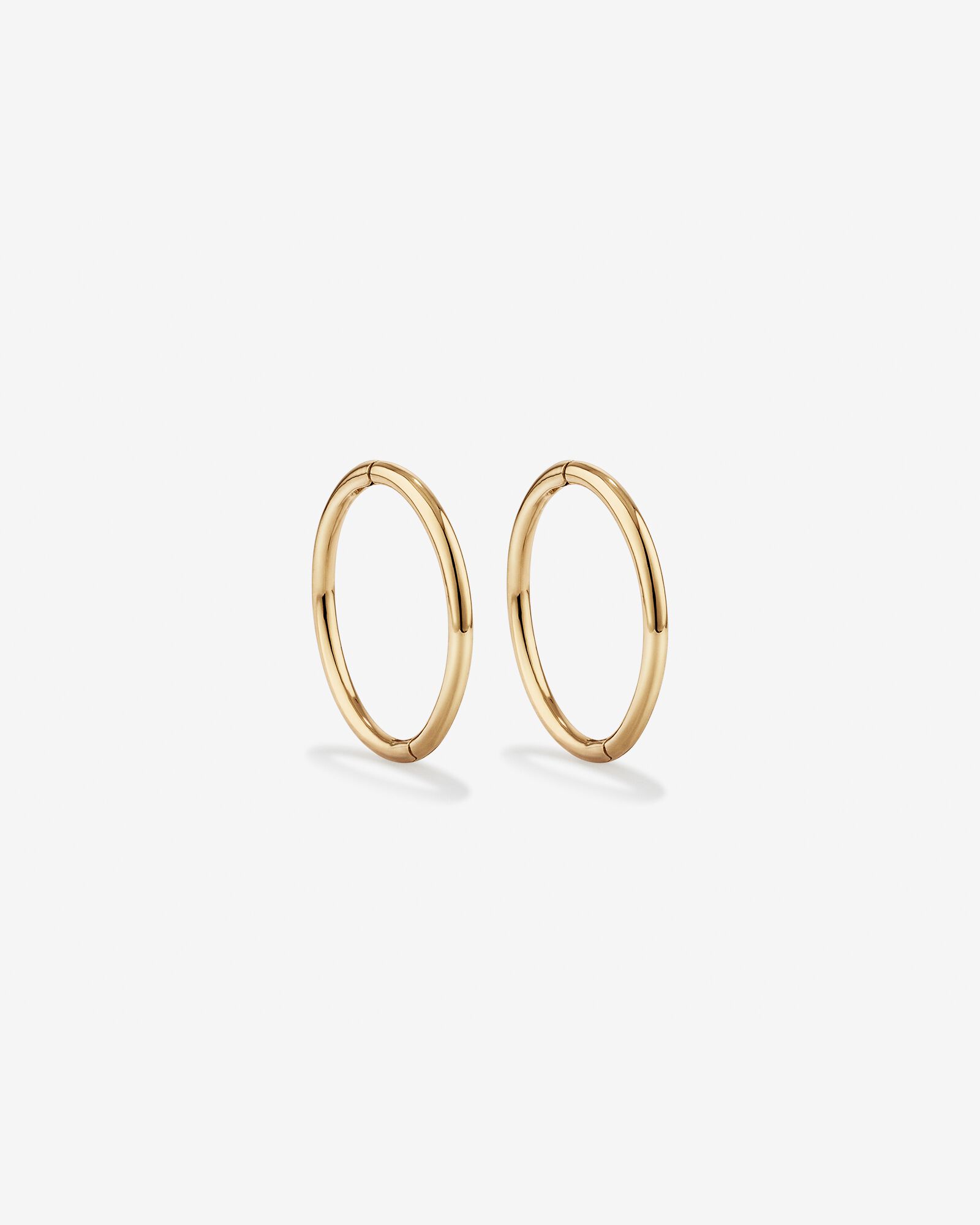 12mm Sleepers 10kt Yellow Gold