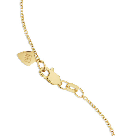 Oval Halo Pendant with Sapphire & 0.19 Carat TW of Diamonds in 14kt Yellow Gold Oval Halo Pendant with Sapphire & 0.19 Carat TW of Diamonds in 14kt Yellow Gold