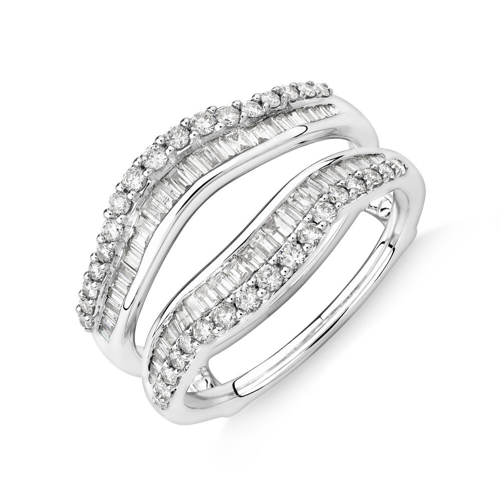 White gold diamond enhancer ring on sale