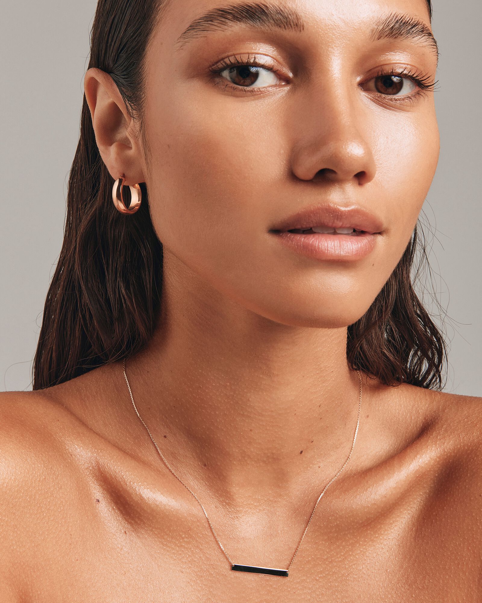 15mm Hoop Earrings 10kt Rose Gold