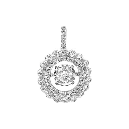 Everlight Pendant with 0.75 Carat TW of Diamonds in 10kt White Gold Everlight Pendant with 0.75 Carat TW of Diamonds in 10kt White Gold