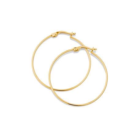 Hoop Earrings in 10kt Yellow Gold Hoop Earrings in 10kt Yellow Gold
