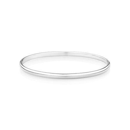 57mm Solid Bangle in Sterling Silver 57mm Solid Bangle in Sterling Silver