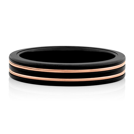 Ring in Black Titanium & 10kt Rose Gold Ring in Black Titanium & 10kt Rose Gold