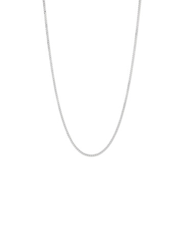 55cm (22") Curb Chain in 10kt White Gold 55cm (22") Curb Chain in 10kt White Gold