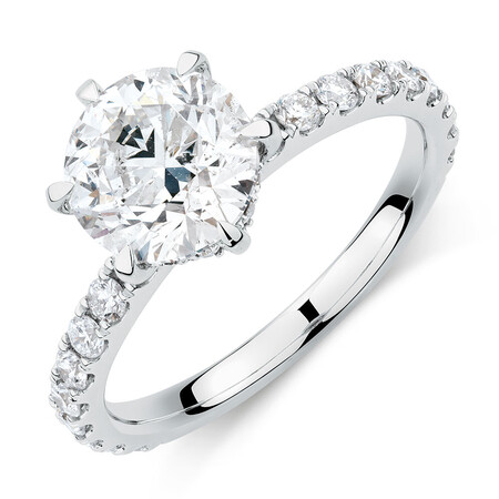 Sir Michael Hill Designer Engagement Ring With 2.52 Carat TW Of Diamonds In 14kt White Gold Sir Michael Hill Designer Engagement Ring With 2.52 Carat TW Of Diamonds In 14kt White Gold