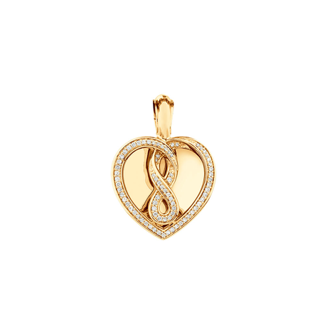 Infinitas Enhancer Pendant with 0.34 Carat TW of Diamonds in 10kt Yellow Gold Infinitas Enhancer Pendant with 0.34 Carat TW of Diamonds in 10kt Yellow Gold