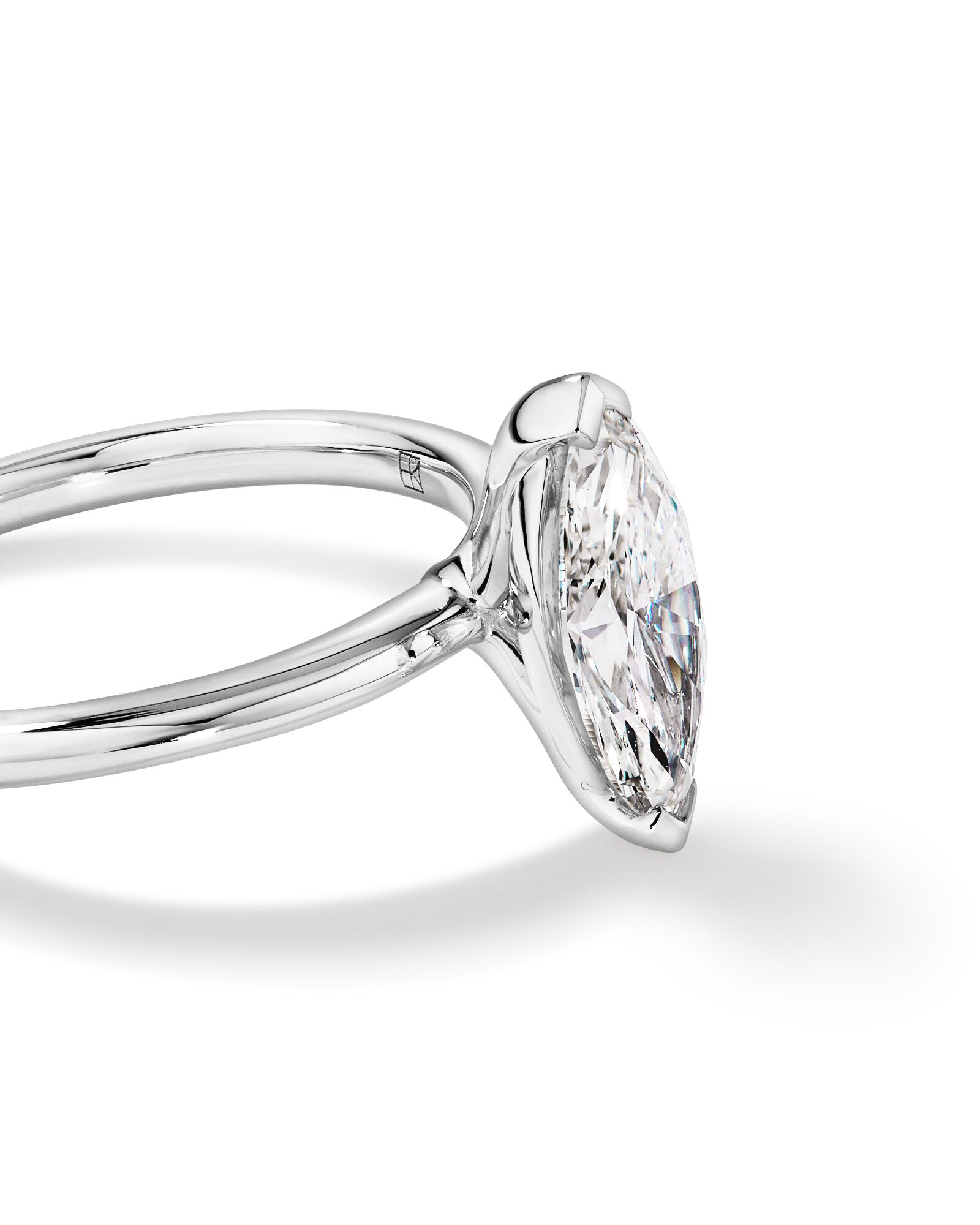 1.25 Carat TW Marquise Laboratory-Grown Diamond Solitaire Engagement Ring in 14kt Gold