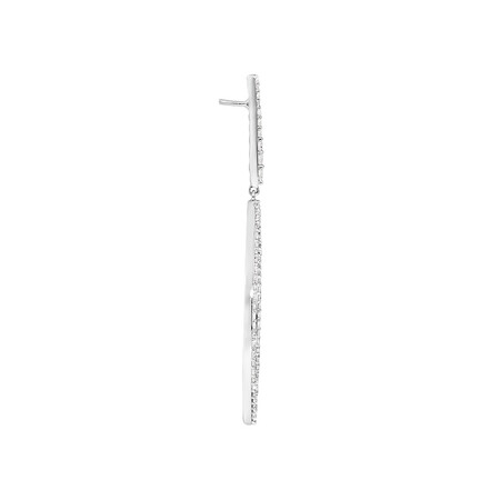 Deco Drop Stud Earrings with 0.50 Carat TW of Diamonds in 10kt White Gold Deco Drop Stud Earrings with 0.50 Carat TW of Diamonds in 10kt White Gold