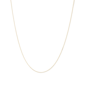 45cm (18") 1mm-1.5mm Width Solid Belcher Chain in 10kt Yellow Gold 45cm (18") 1mm-1.5mm Width Solid Belcher Chain in 10kt Yellow Gold