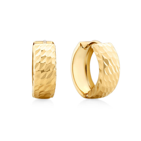 Hoop Earrings in 10kt Yellow Gold Hoop Earrings in 10kt Yellow Gold