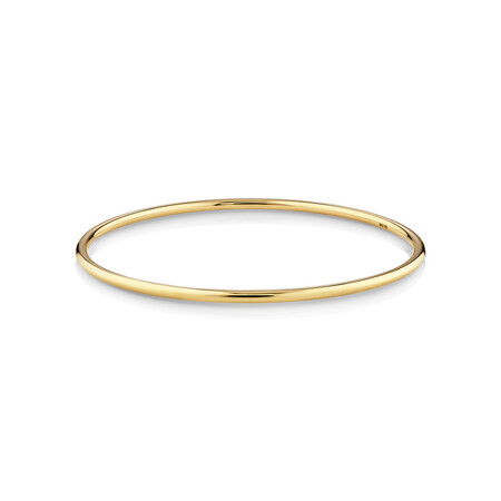 Round Golf Bangle in 10kt Yellow Gold Round Golf Bangle in 10kt Yellow Gold