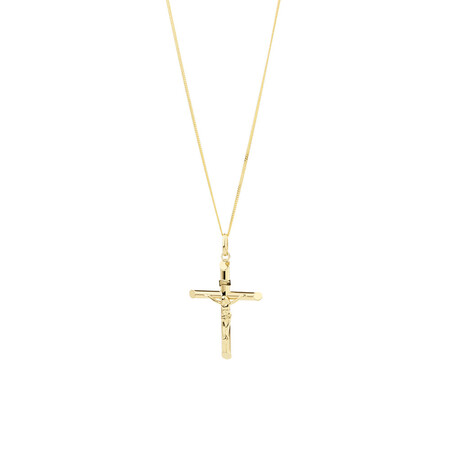Crucifix Cross Pendant in 10kt Yellow Gold Crucifix Cross Pendant in 10kt Yellow Gold