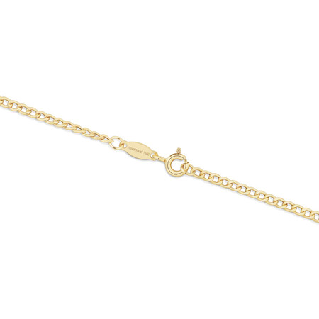 50cm (20") Hollow Curb Chain in 10kt Yellow Gold 50cm (20") Hollow Curb Chain in 10kt Yellow Gold