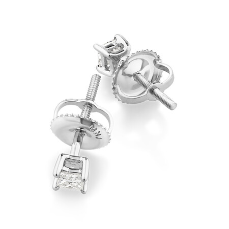 Certified Stud Earrings with 0.23 Carat TW of Diamonds in 14kt White Gold Certified Stud Earrings with 0.23 Carat TW of Diamonds in 14kt White Gold