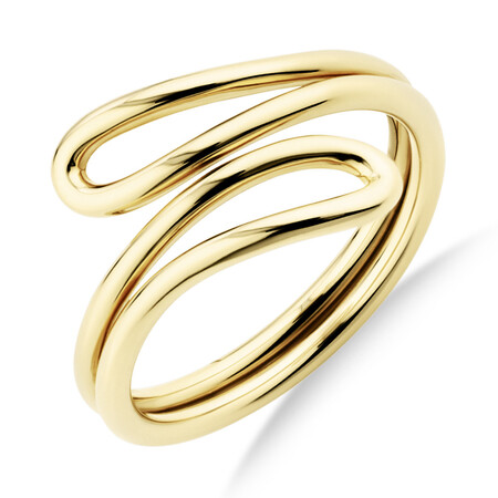 Single Loop Ring In 10kt Yellow Gold Single Loop Ring In 10kt Yellow Gold