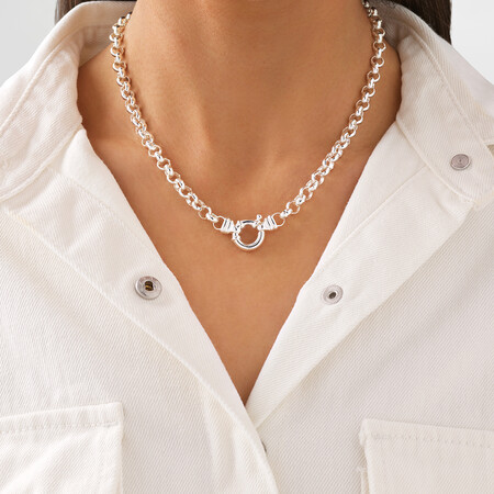 45cm (18") Belcher Chain in Sterling Silver 45cm (18") Belcher Chain in Sterling Silver