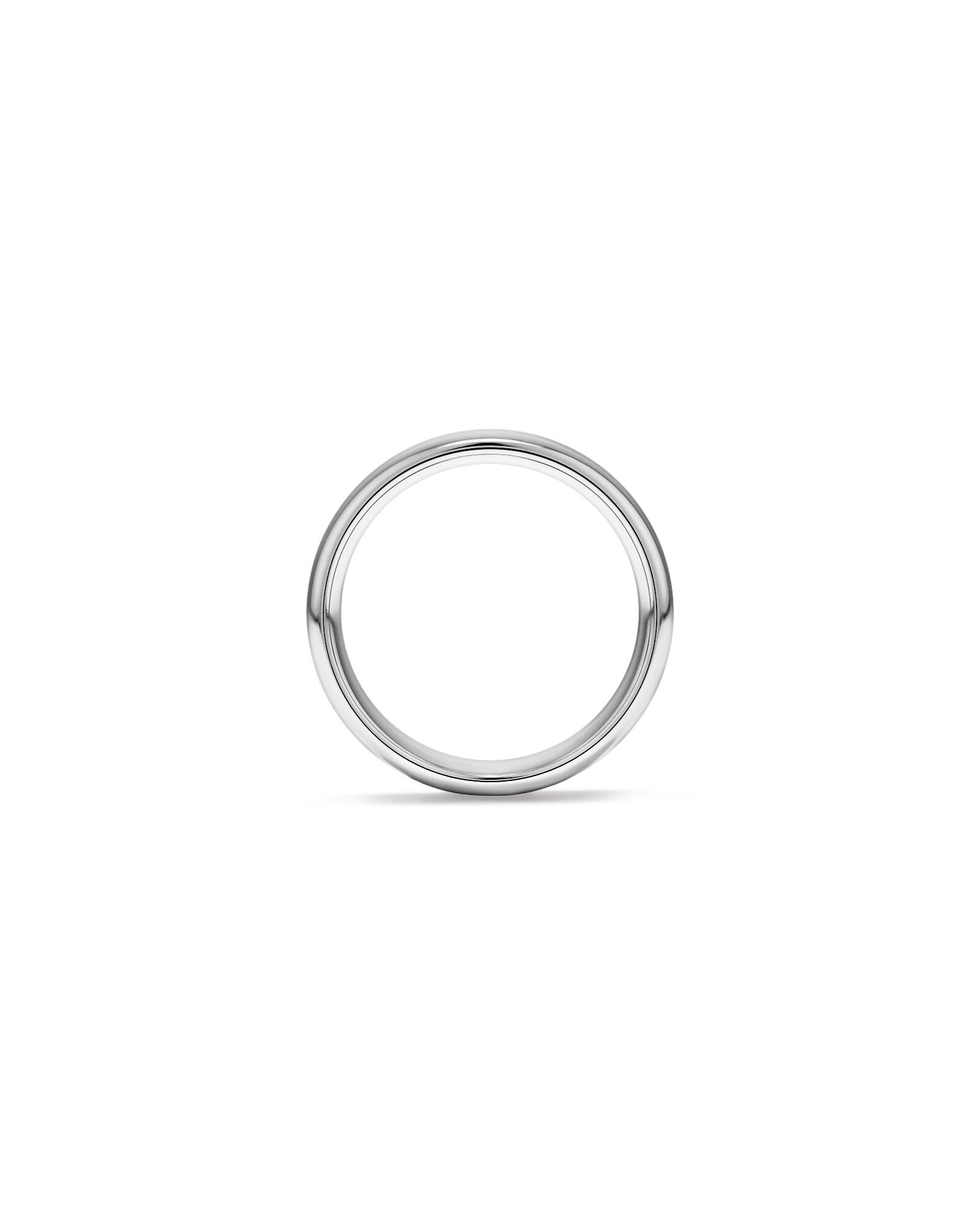 8mm Polished Dome Wedding Band Tungsten