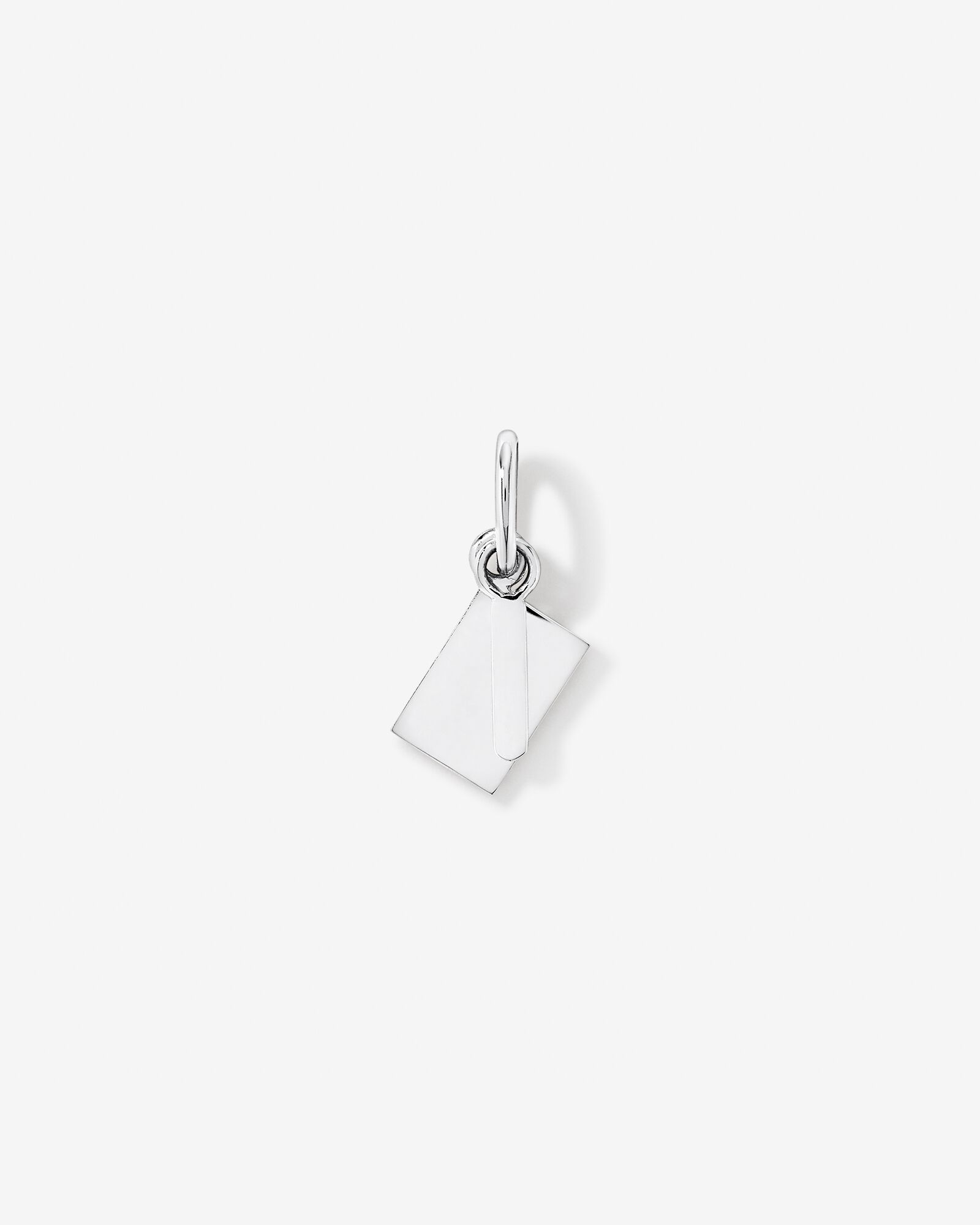 Canadian Postcard Pendant in Sterling Silver