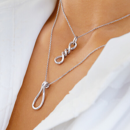 Loop Pendant In Sterling Silver Loop Pendant In Sterling Silver