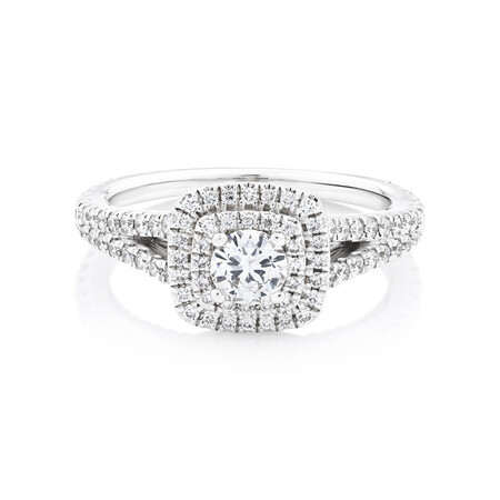 Sir Michael Hill Designer GrandApreggio Ring With 0.95 Carat TW Of Diamonds In 10kt White And Rose Gold Sir Michael Hill Designer GrandApreggio Ring With 0.95 Carat TW Of Diamonds In 10kt White And Rose Gold