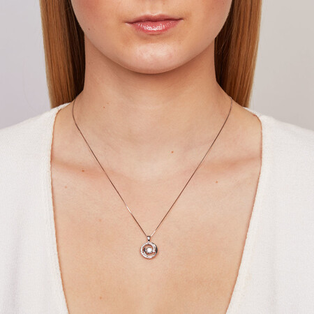 Everlight Pendant with 0.33 Carat TW of Diamonds in 10kt White Gold Everlight Pendant with 0.33 Carat TW of Diamonds in 10kt White Gold