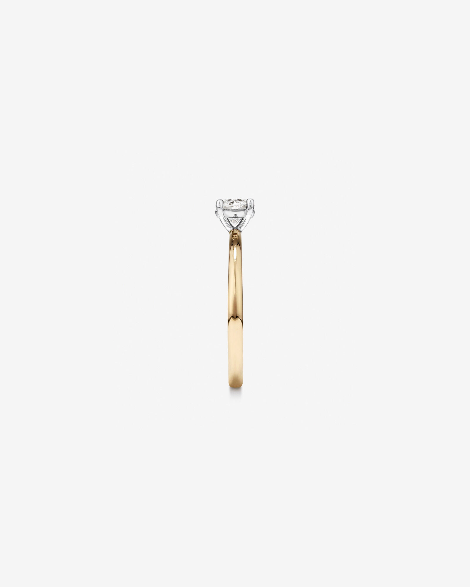 Carat TW Round Brilliant Diamond Solitaire Engagement Ring in 14kt White Gold