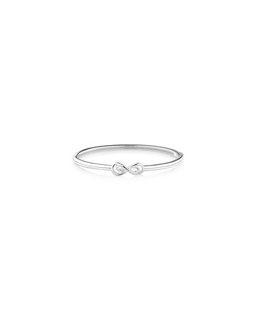 62mm Double Infinity Bangle in Sterling Silver 62mm Double Infinity Bangle in Sterling Silver