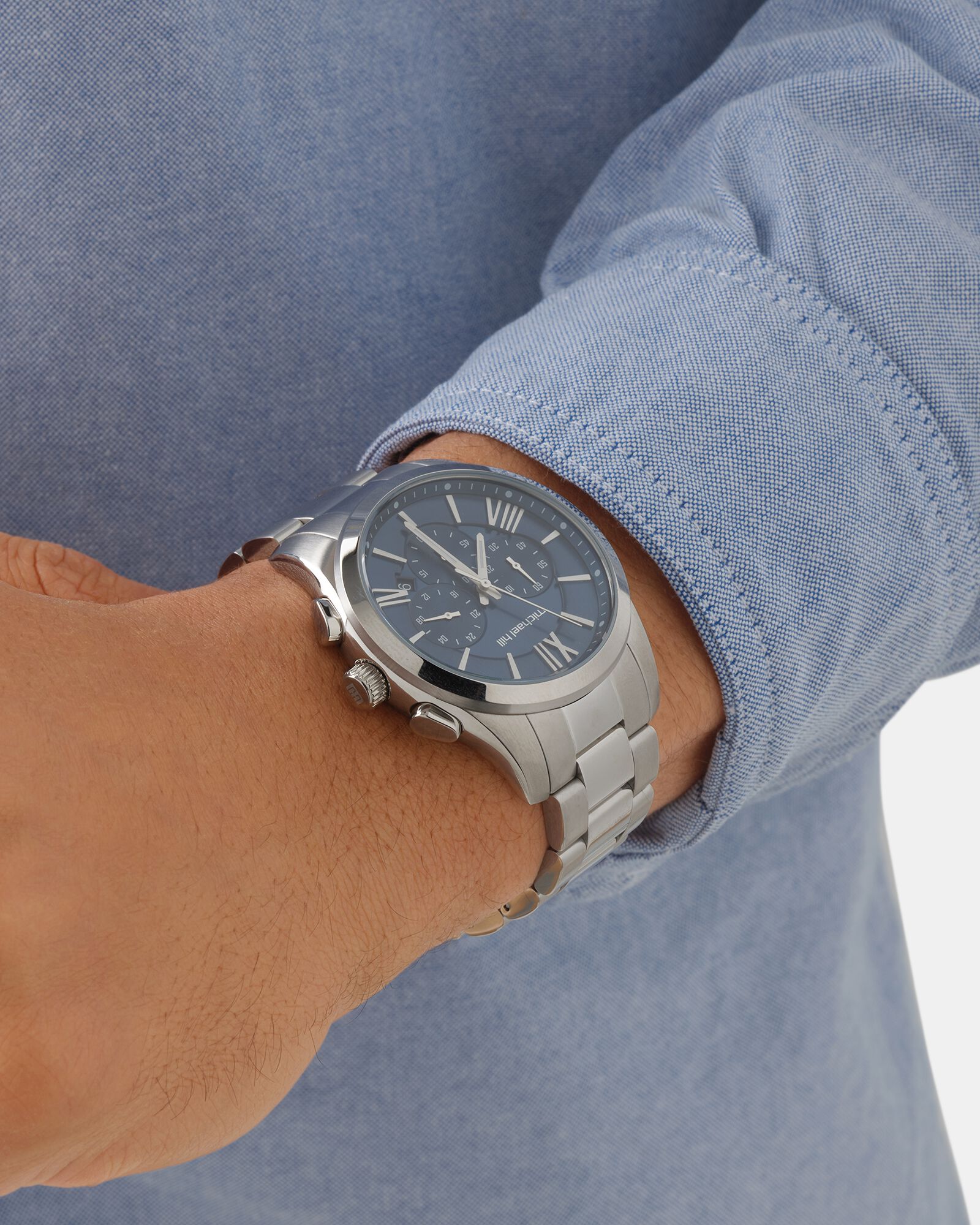 Men's Chronograph Watch Stainless Steel