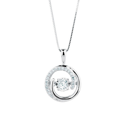 Everlight Pendant with 0.33 Carat TW of Diamonds in 10kt White Gold Everlight Pendant with 0.33 Carat TW of Diamonds in 10kt White Gold