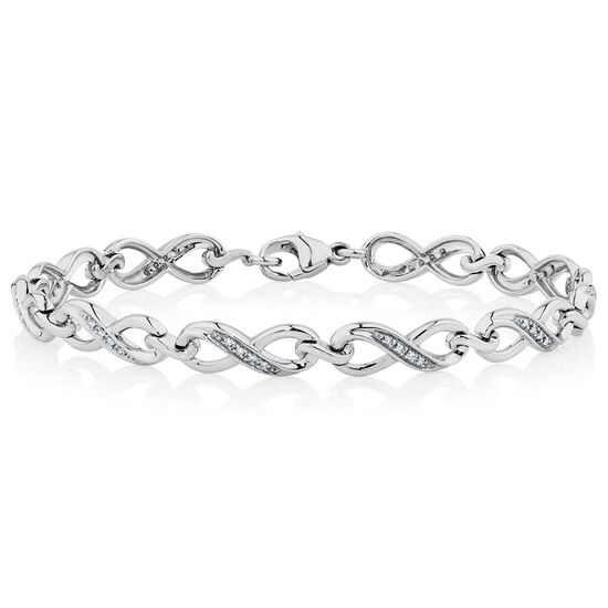 Michael hill sterling silver bracelet clearance