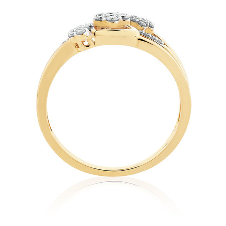 Ring with 1/4 Carat TW of Diamonds in 10kt Yellow Gold Ring with 1/4 Carat TW of Diamonds in 10kt Yellow Gold