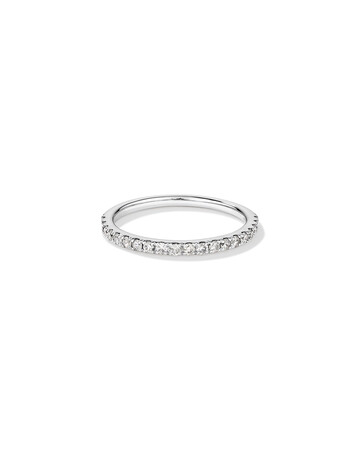 Wedding Band with 0.34 Carat TW of Diamonds in 14kt White Gold Wedding Band with 0.34 Carat TW of Diamonds in 14kt White Gold