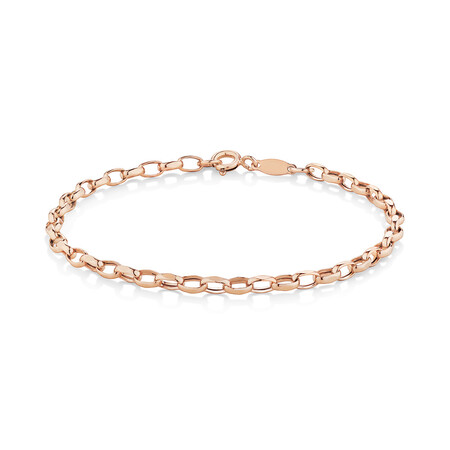 19cm (7.5") rolo Bracelet in 10kt Rose Gold 19cm (7.5") rolo Bracelet in 10kt Rose Gold
