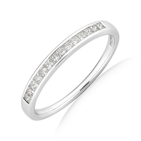 Evermore Wedding Band with 0.25 Carat TW of Diamonds in 14kt White Gold Evermore Wedding Band with 0.25 Carat TW of Diamonds in 14kt White Gold