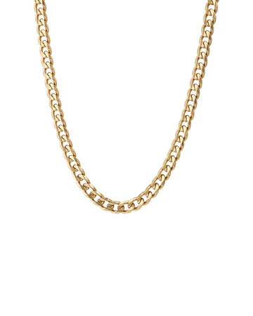 55cm (22") Solid Curb Chain in 10kt Yellow Gold 55cm (22") Solid Curb Chain in 10kt Yellow Gold